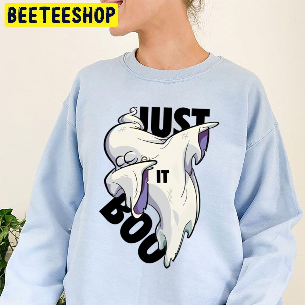 Just Boo It Halloween Nike Design Trending Unisex Sweatshirt Just Boo It Halloween Nike Design Trending Unisex Sweatshirt
