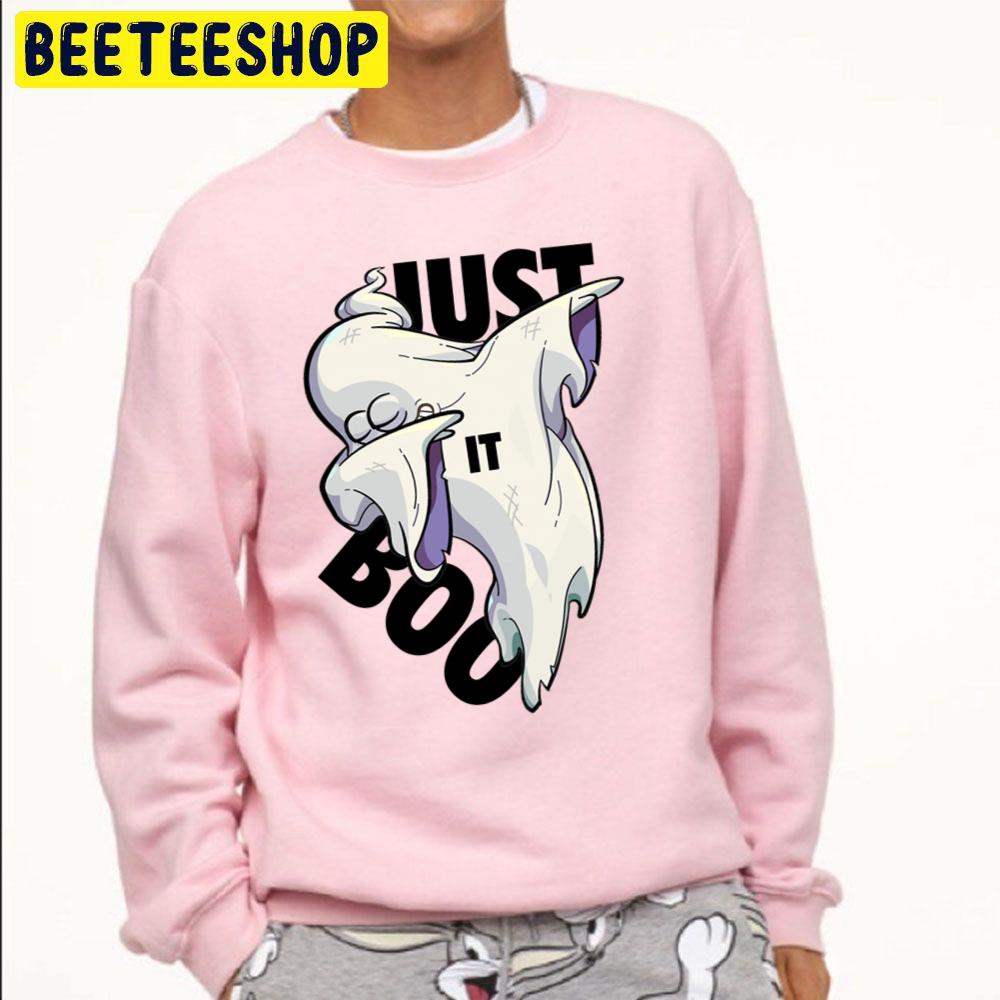 Just Boo It Halloween Nike Design Trending Unisex Sweatshirt Just Boo It Halloween Nike Design Trending Unisex Sweatshirt