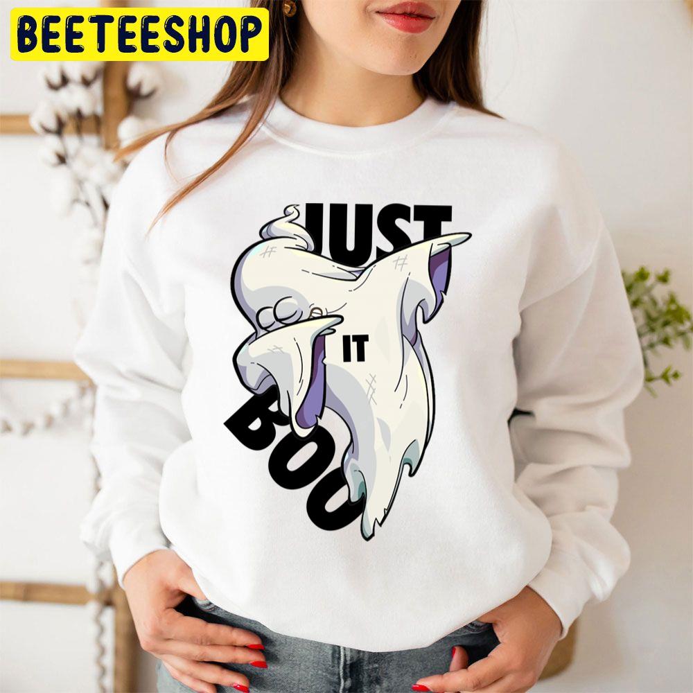 Just Boo It Halloween Nike Design Trending Unisex Sweatshirt Just Boo It Halloween Nike Design Trending Unisex Sweatshirt