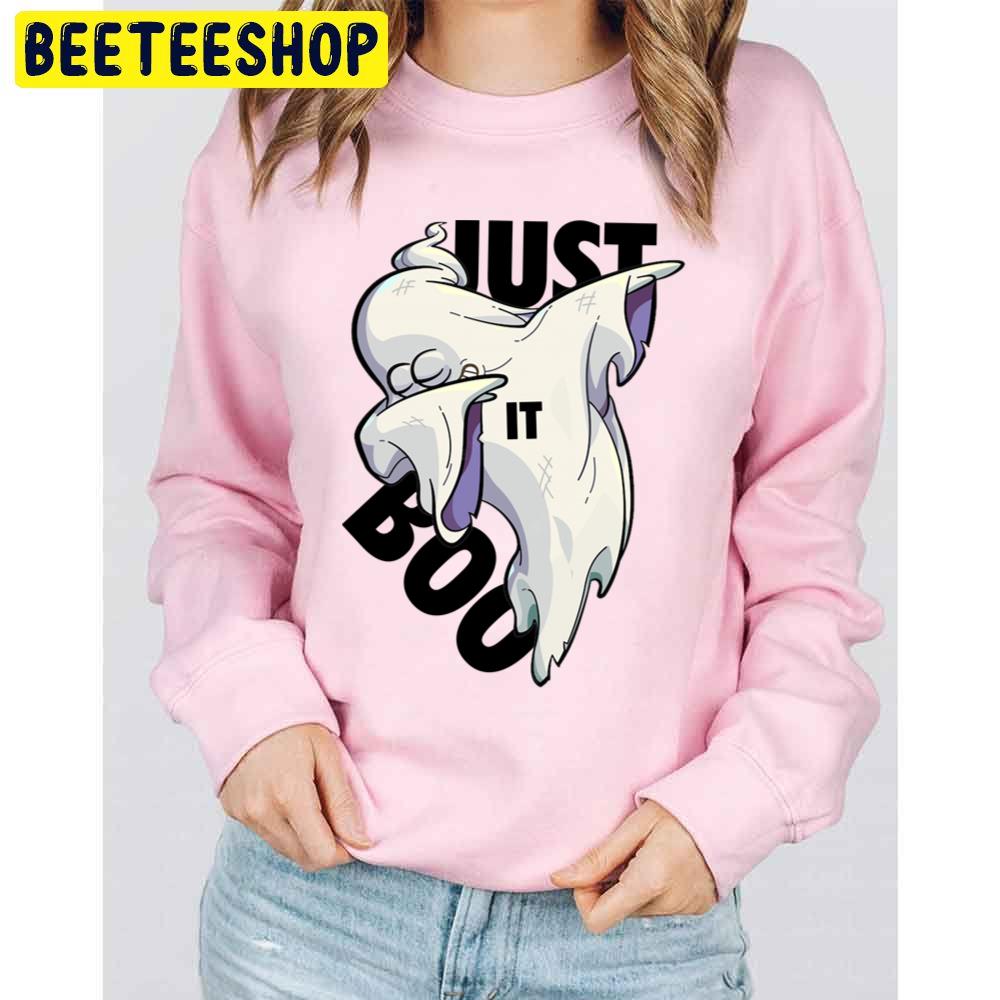 Just Boo It Halloween Nike Design Trending Unisex Sweatshirt Just Boo It Halloween Nike Design Trending Unisex Sweatshirt