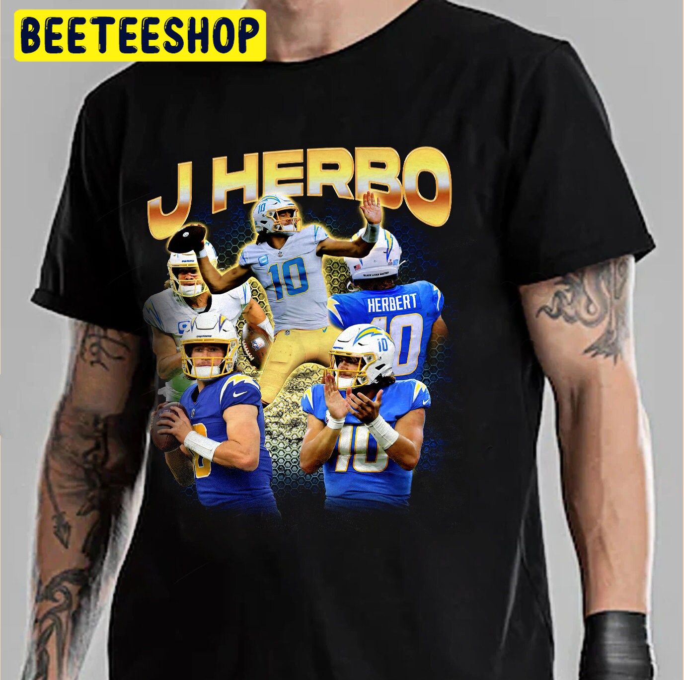 Justin Herbert Vintage Inspired 90's Football Vintage Retro Trending Unisex T-Shirt Justin Herbert Vintage Inspired 90's Football Vintage Retro Trending Unisex T-Shirt