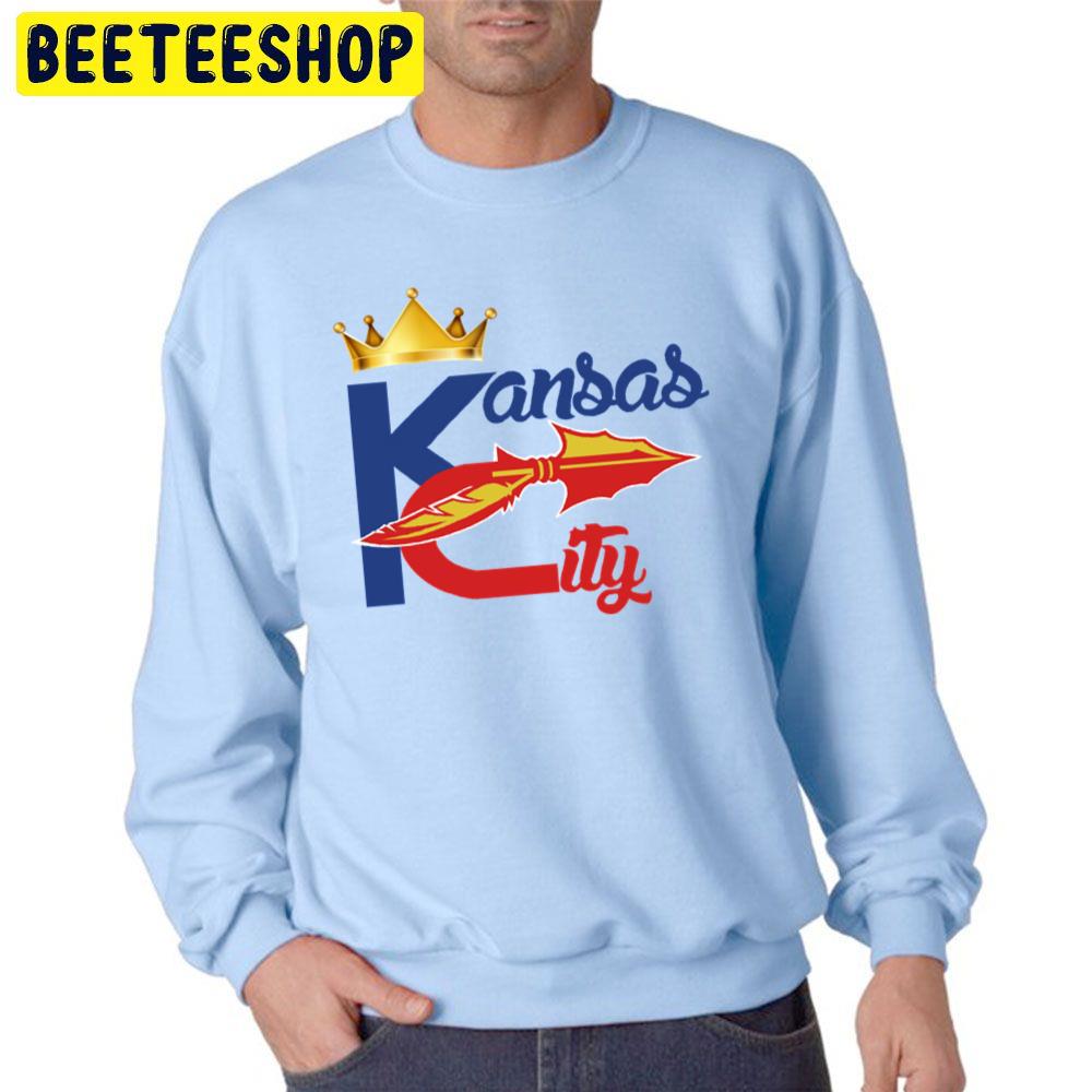 Kansas City Sports Hybrid Design Trending Unisex Sweatshirt Kansas City Sports Hybrid Design Trending Unisex Sweatshirt