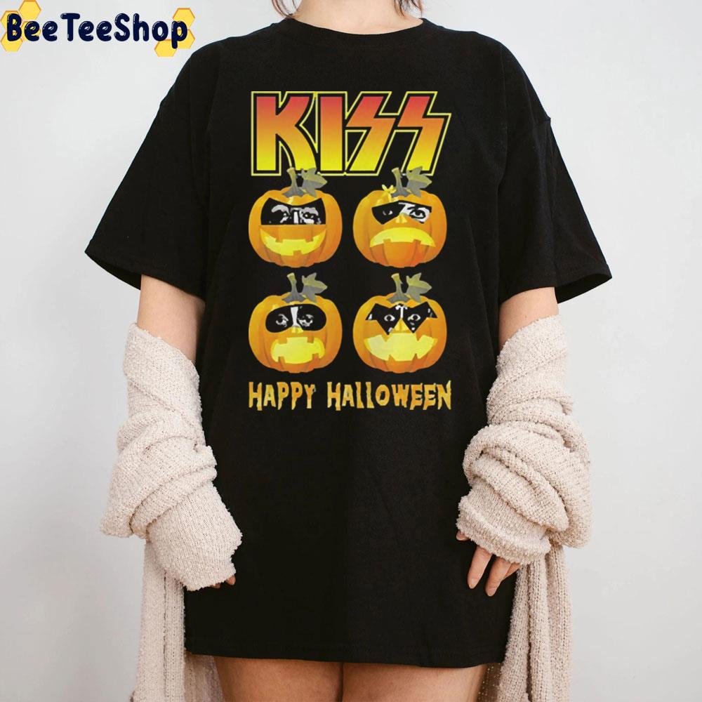 Kiss Pumpkins Happy Halloween Trending Unisex Sweatshirt Kiss Pumpkins Happy Halloween Trending Unisex Sweatshirt