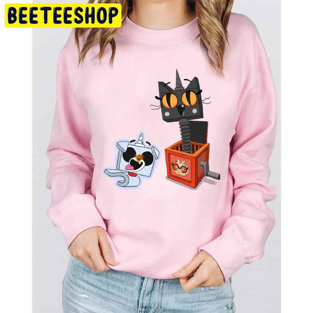 Kitty-In-A-Box With Prince Zerocorn Trending Unisex Sweatshirt Kitty-In-A-Box With Prince Zerocorn Trending Unisex Sweatshirt
