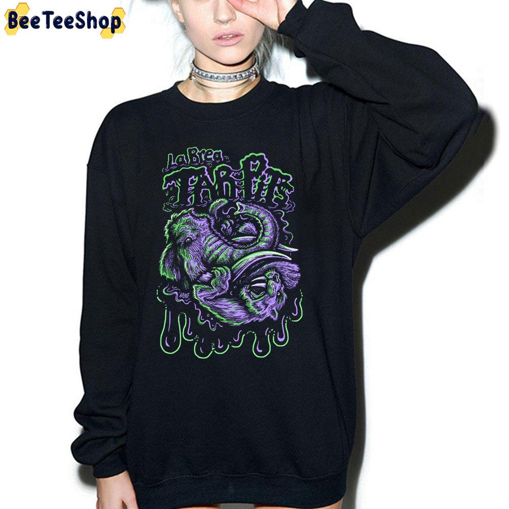La Brea Tar Pits Mammoth Vs. Sabre Tooth Trending Unisex Sweatshirt La Brea Tar Pits Mammoth Vs. Sabre Tooth Trending Unisex Sweatshirt