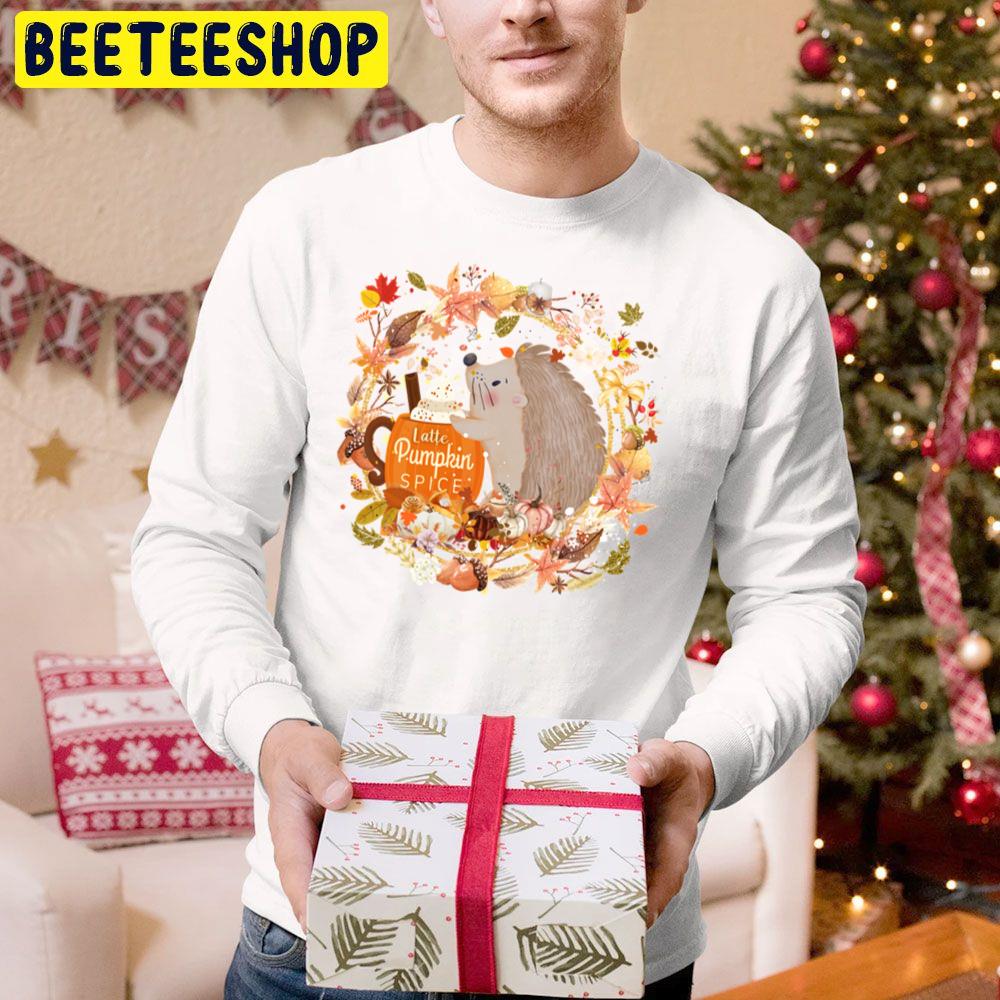 Latte Pumpkin Spice Latte Hedgehog Trending Unisex Hoodie Latte Pumpkin Spice Latte Hedgehog Trending Unisex Hoodie