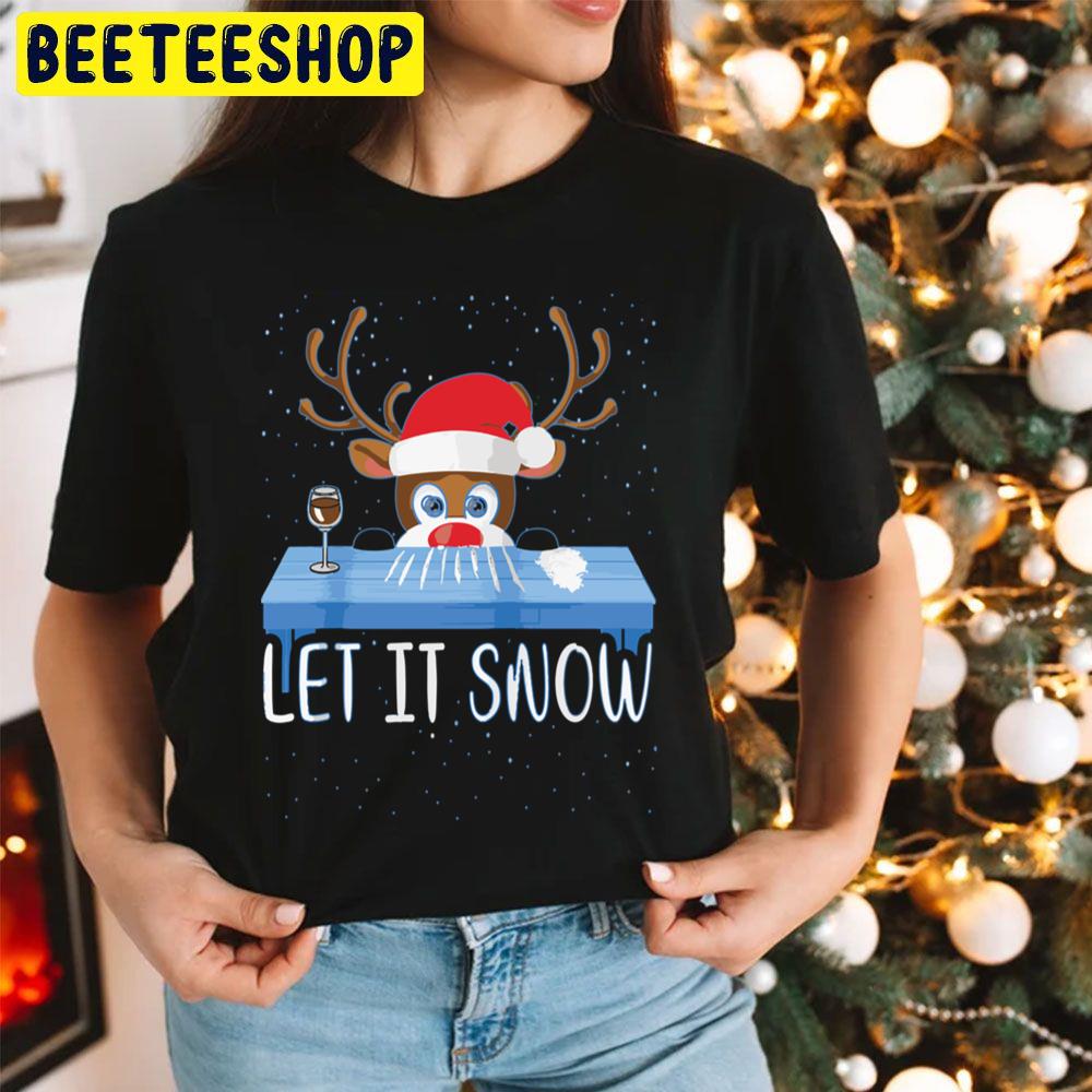 Let It Snow Reindeer Christmas Trending Unisex Hoodie Let It Snow Reindeer Christmas Trending Unisex Hoodie