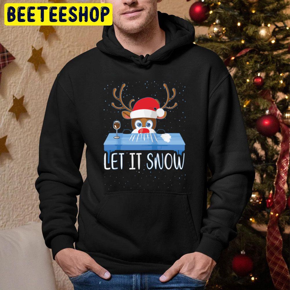 Let It Snow Reindeer Christmas Trending Unisex Hoodie Let It Snow Reindeer Christmas Trending Unisex Hoodie