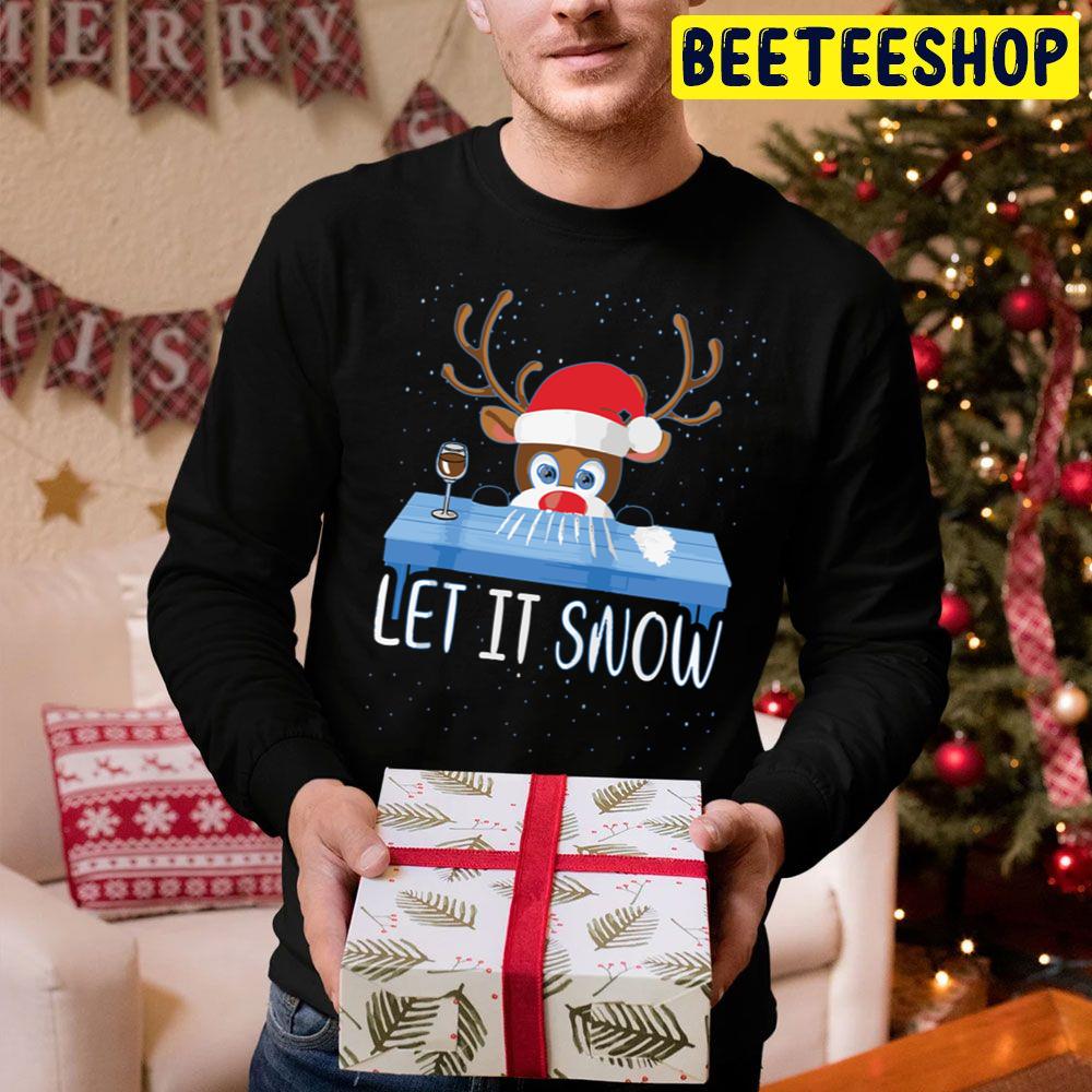 Let It Snow Reindeer Christmas Trending Unisex Hoodie Let It Snow Reindeer Christmas Trending Unisex Hoodie