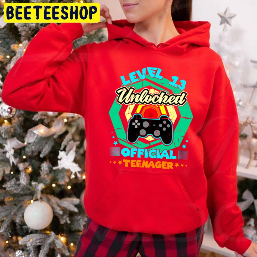 Level 13 Unlocked Ofcial Gamer Trending Unisex Hoodie Level 13 Unlocked Ofcial Gamer Trending Unisex Hoodie