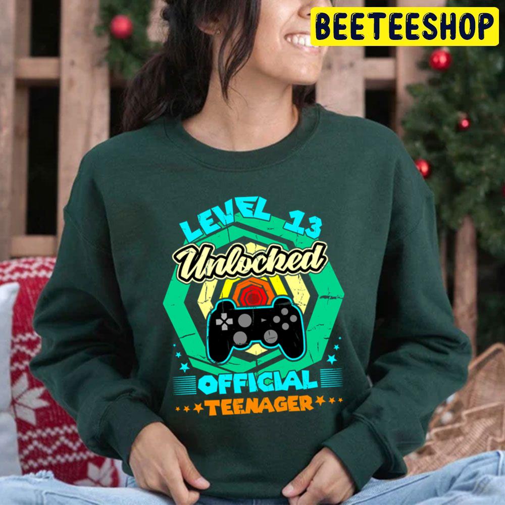 Level 13 Unlocked Ofcial Gamer Trending Unisex Hoodie Level 13 Unlocked Ofcial Gamer Trending Unisex Hoodie