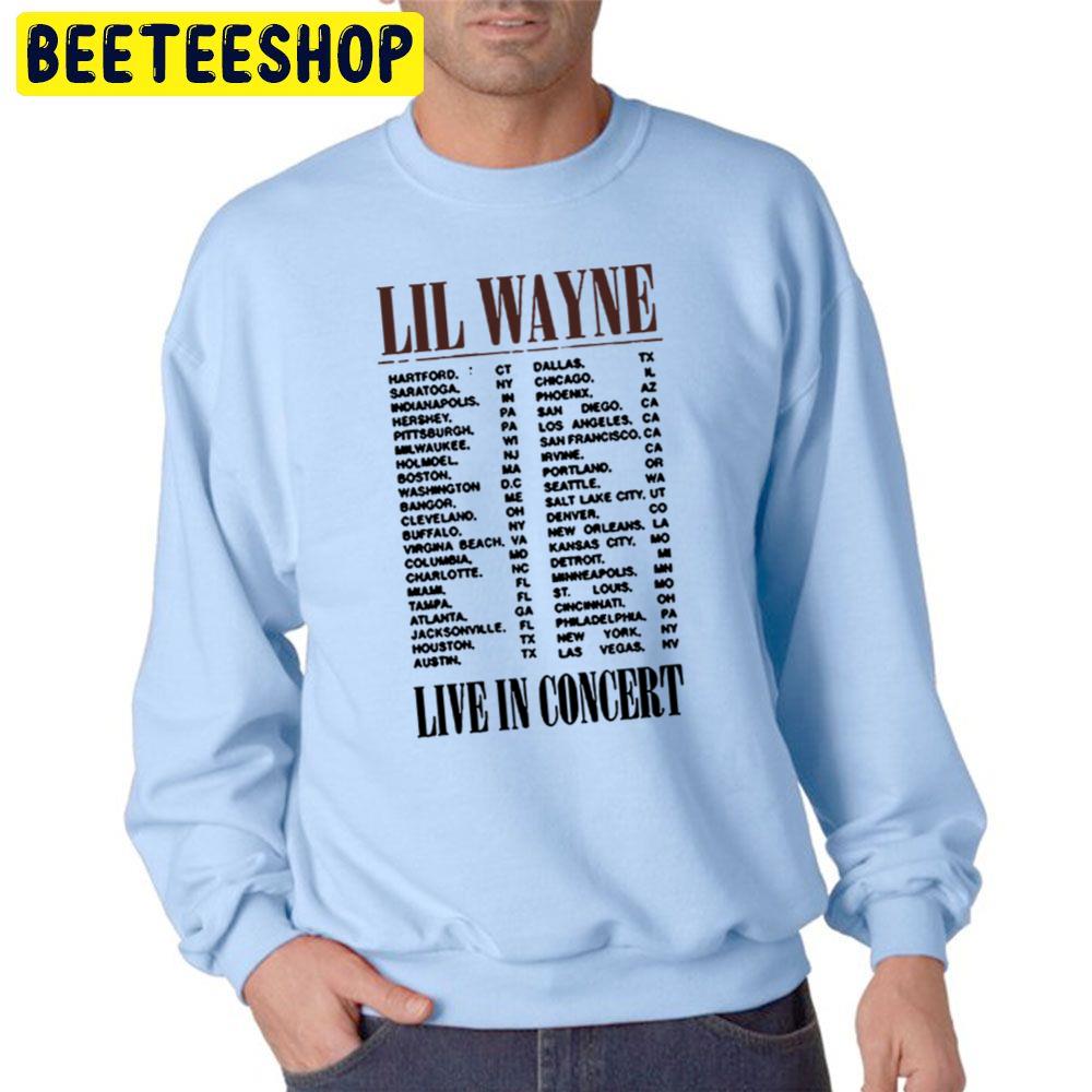 Lil Wayne Live In Concert Trending Unisex Sweatshirt Lil Wayne Live In Concert Trending Unisex Sweatshirt