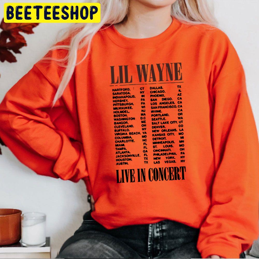 Lil Wayne Live In Concert Trending Unisex Sweatshirt Lil Wayne Live In Concert Trending Unisex Sweatshirt