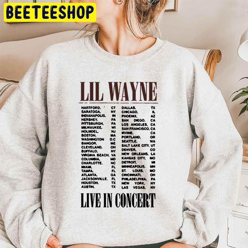 Lil Wayne Live In Concert Trending Unisex Sweatshirt Lil Wayne Live In Concert Trending Unisex Sweatshirt
