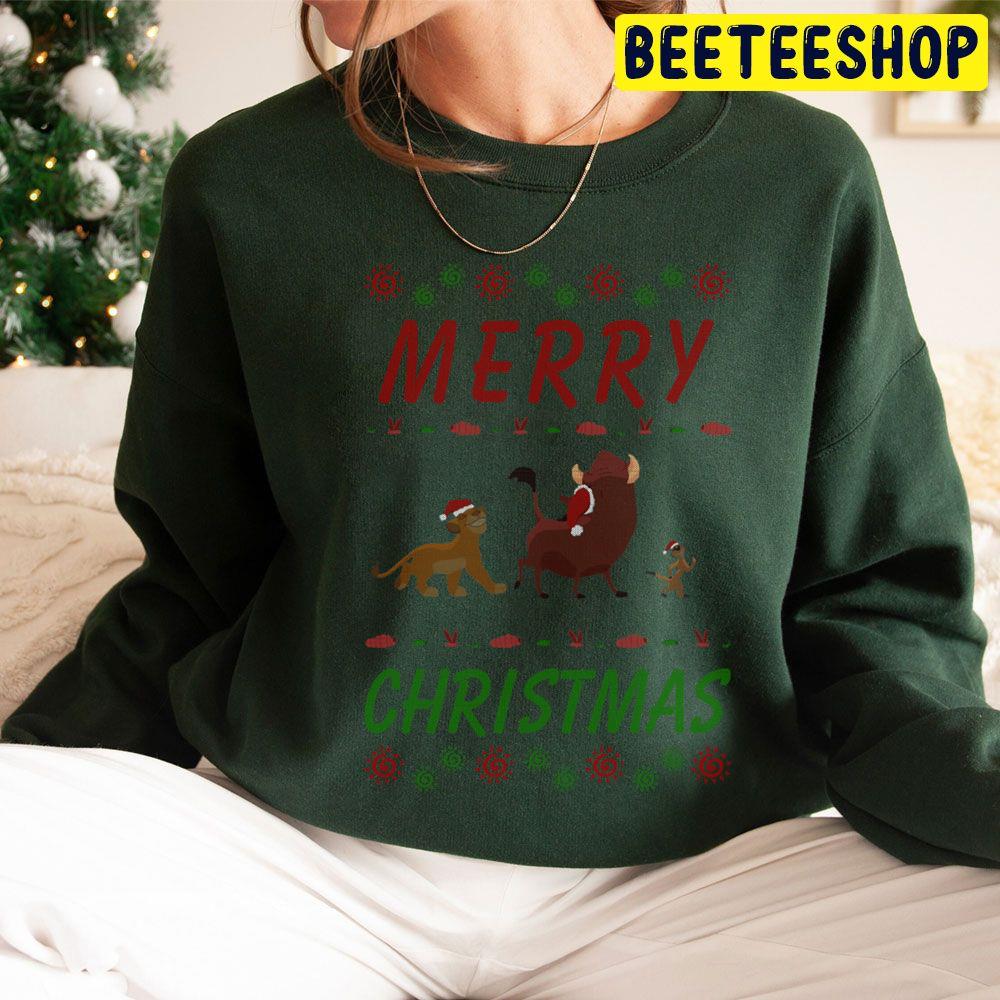 Lion King Knit Merry Christmas Trending Unisex Hoodie Lion King Knit Merry Christmas Trending Unisex Hoodie