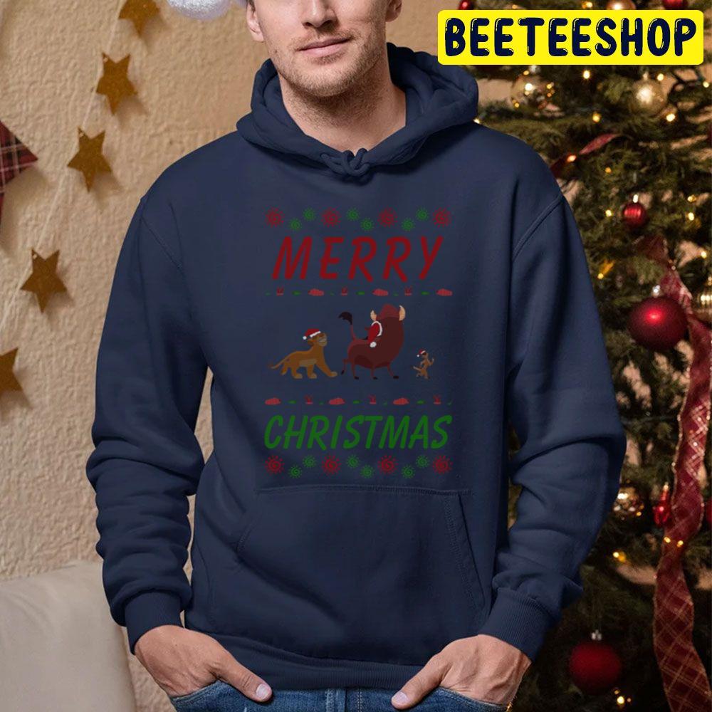 Lion King Knit Merry Christmas Trending Unisex Hoodie Lion King Knit Merry Christmas Trending Unisex Hoodie