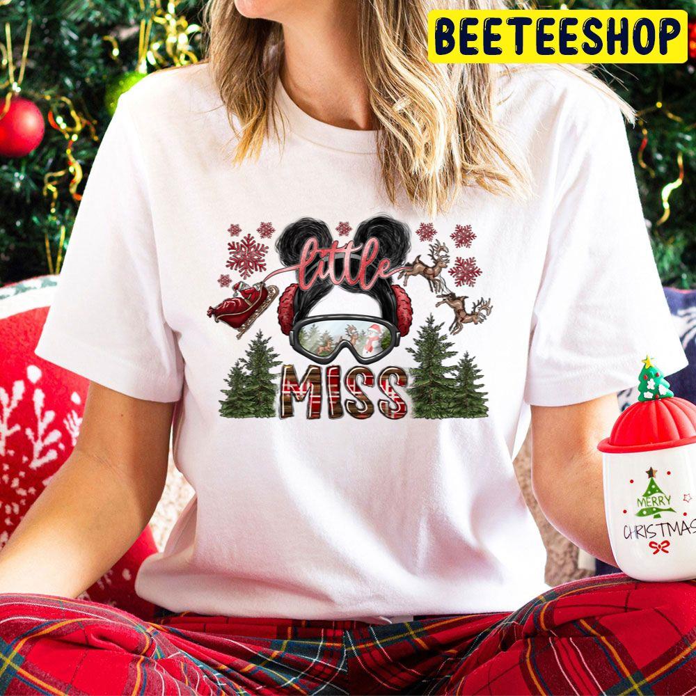 Little Miss Christmas Holiday Trending Unisex Hoodie Little Miss Christmas Holiday Trending Unisex Hoodie