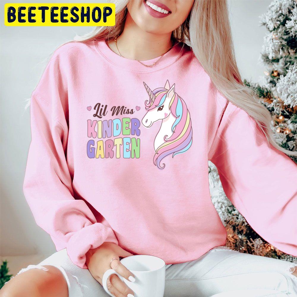 Little Miss Kindergarten Back To School Trending Unisex Hoodie Little Miss Kindergarten Back To School Trending Unisex Hoodie