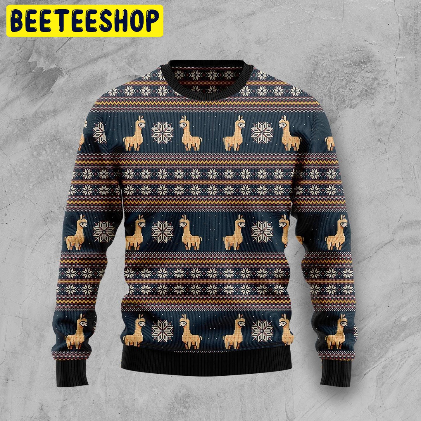 Llama Trending Ugly Christmas Sweatshirt Llama Trending Ugly Christmas Sweatshirt