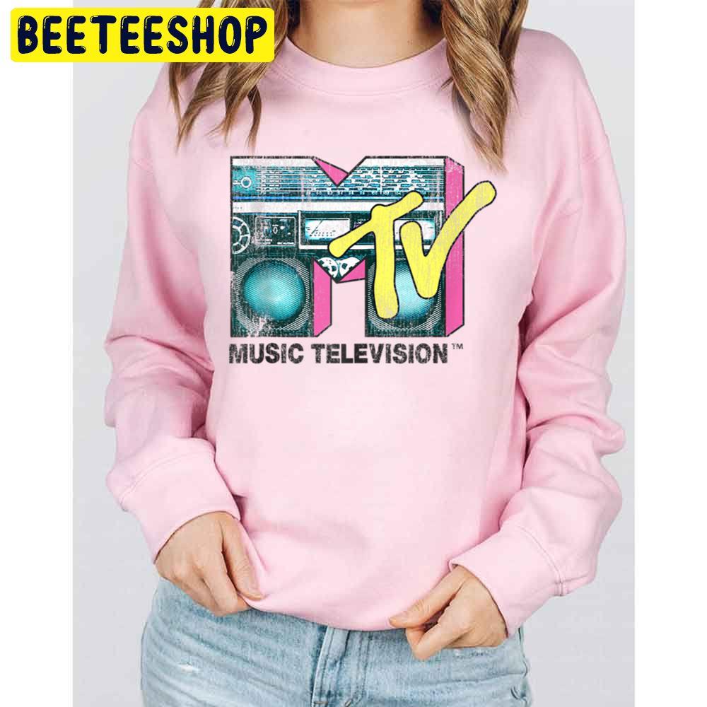 Logo Distressed Boombox Music Television Trending Unisex Sweatshirt Logo Distressed Boombox Music Television Trending Unisex Sweatshirt