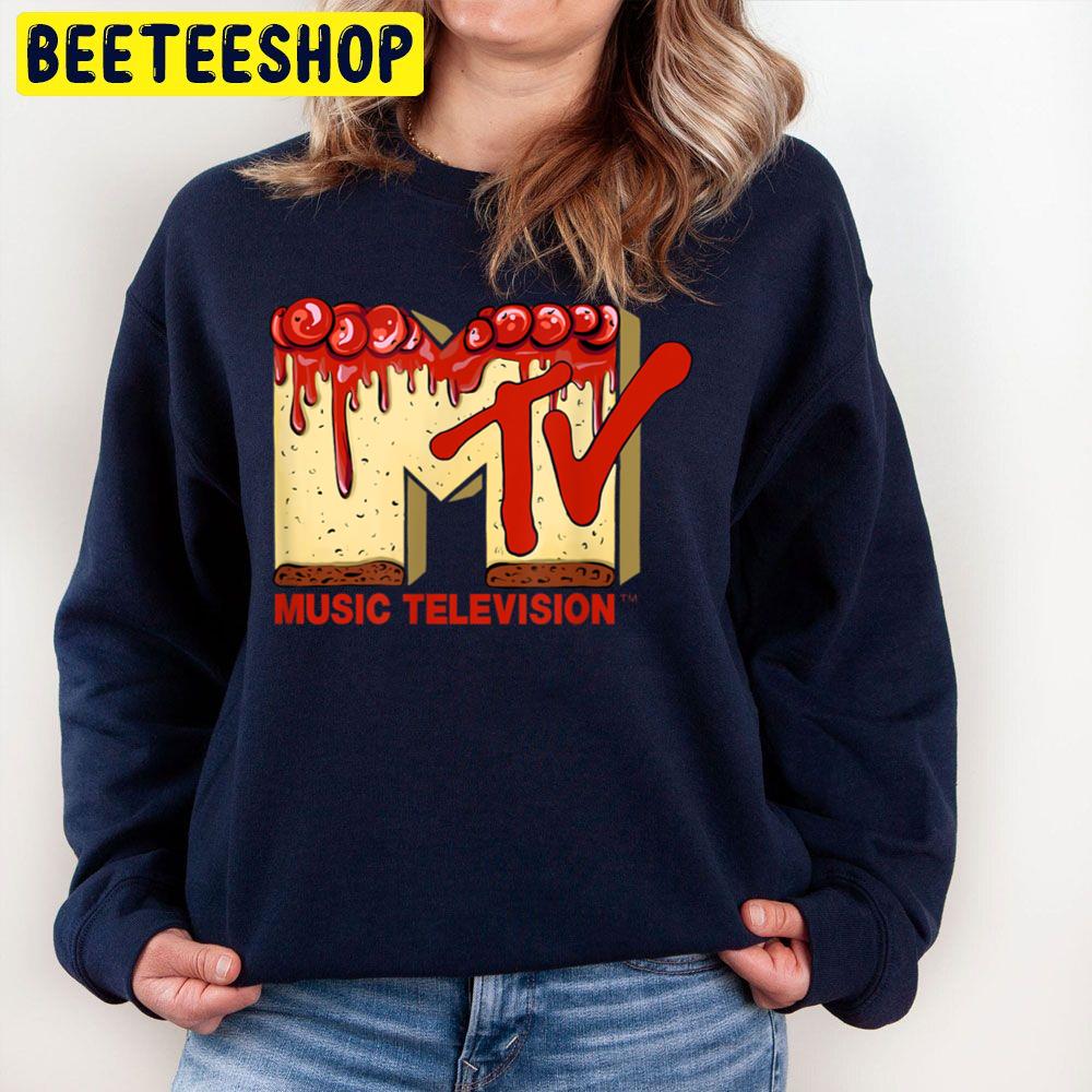 Logo With A Tasty Cherry Pie Cake Music Television Trending Unisex Sweatshirt Logo With A Tasty Cherry Pie Cake Music Television Trending Unisex Sweatshirt