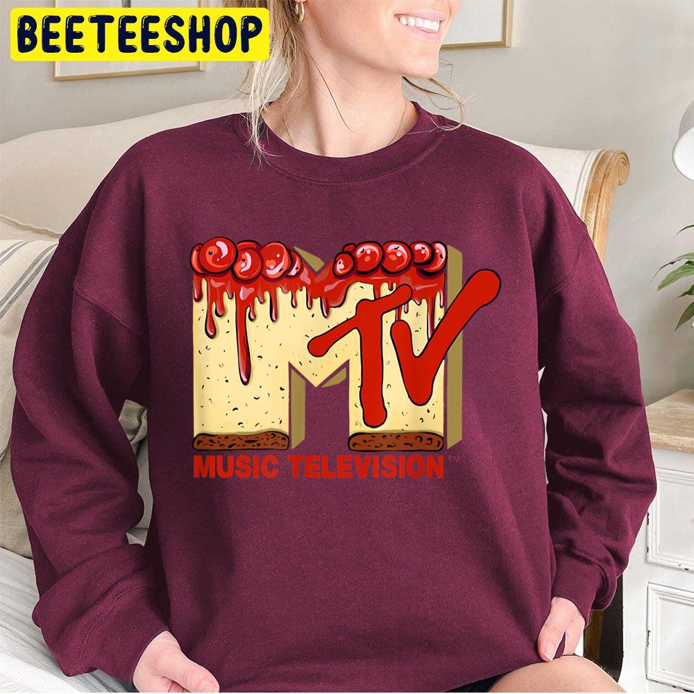 Logo With A Tasty Cherry Pie Cake Music Television Trending Unisex Sweatshirt Logo With A Tasty Cherry Pie Cake Music Television Trending Unisex Sweatshirt