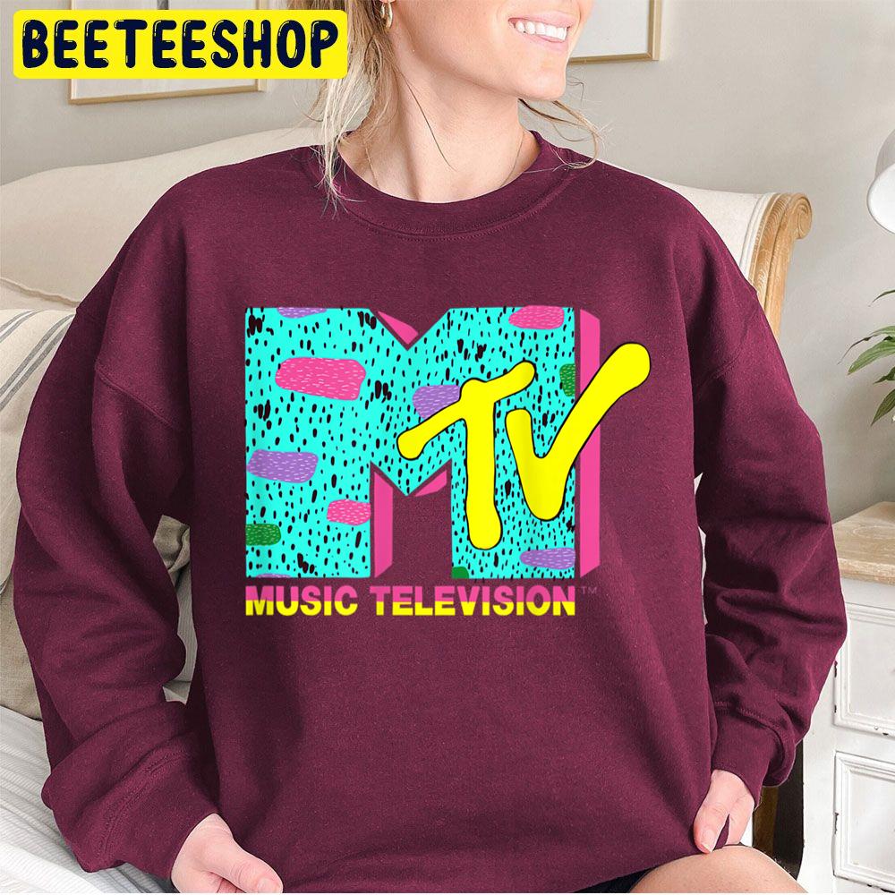 Logo With Wild Colors And A Funky Music Television Trending Unisex Sweatshirt Logo With Wild Colors And A Funky Music Television Trending Unisex Sweatshirt