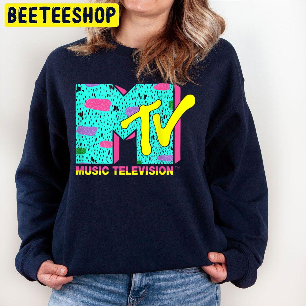Logo With Wild Colors And A Funky Music Television Trending Unisex Sweatshirt Logo With Wild Colors And A Funky Music Television Trending Unisex Sweatshirt