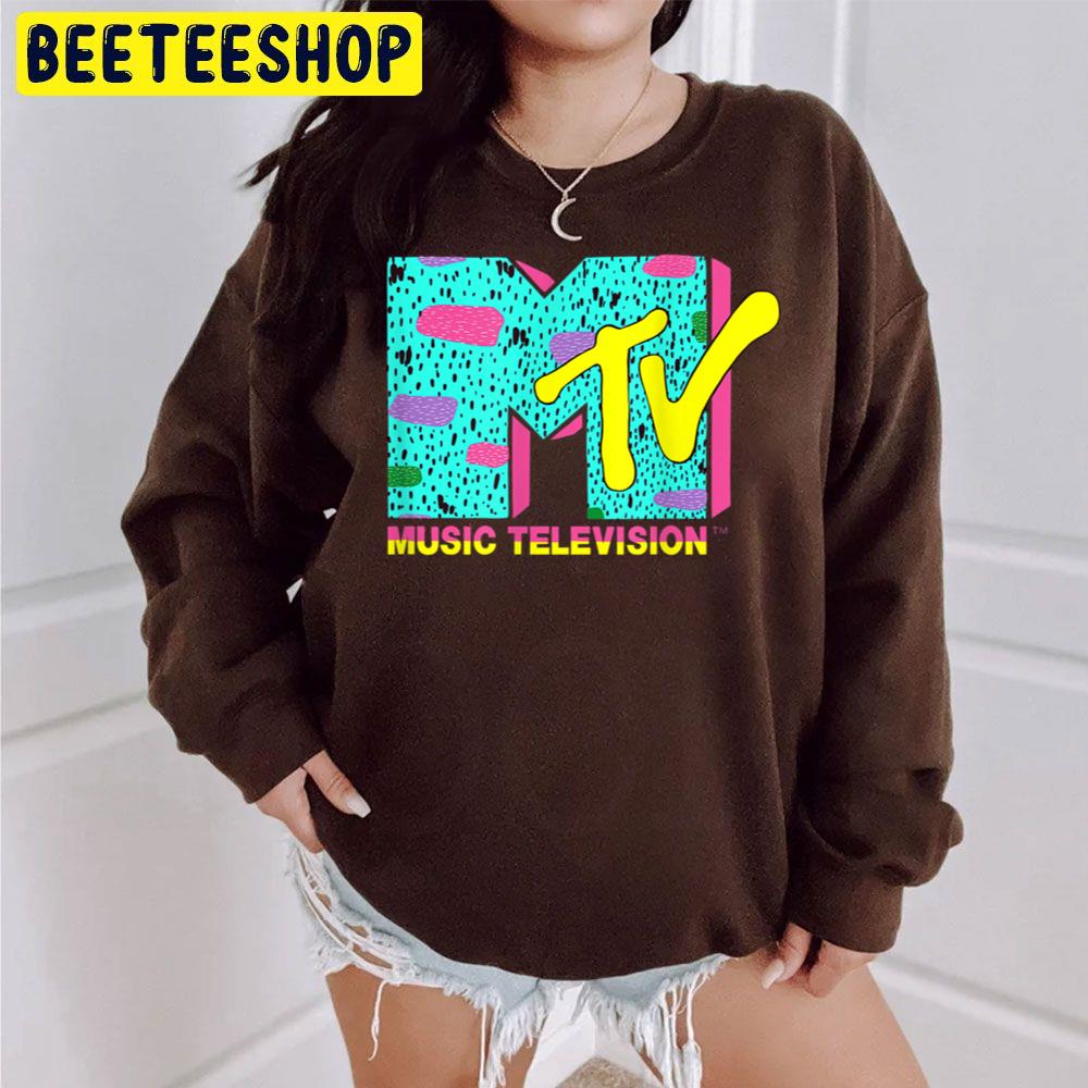 Logo With Wild Colors And A Funky Music Television Trending Unisex Sweatshirt Logo With Wild Colors And A Funky Music Television Trending Unisex Sweatshirt