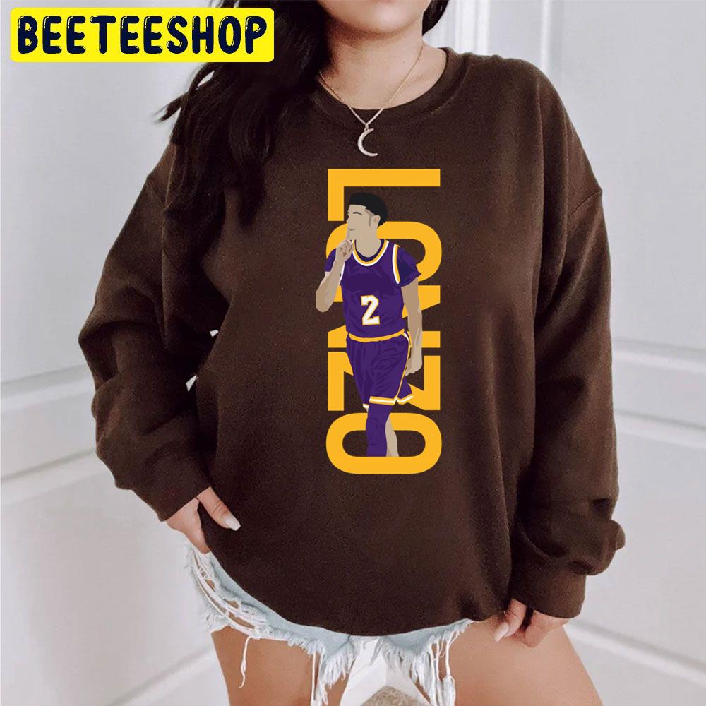 Lonzo Mania Purple Rush Basketball Trending Unisex Sweatshirt Lonzo Mania Purple Rush Basketball Trending Unisex Sweatshirt