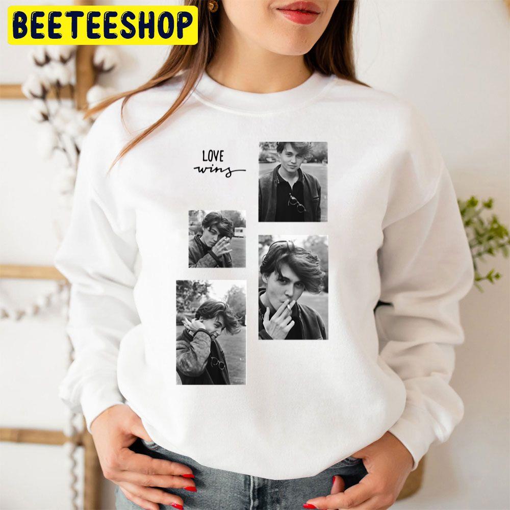 Love Wing Johnny Depp Trending Unisex Sweatshirt Love Wing Johnny Depp Trending Unisex Sweatshirt