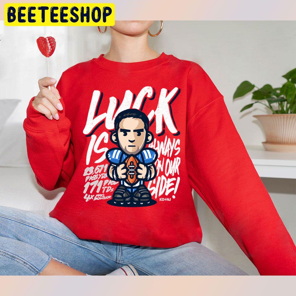 Luck Always Football Player Trending Unisex Sweatshirt Luck Always Football Player Trending Unisex Sweatshirt