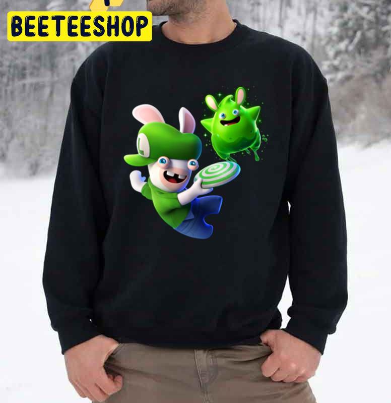 Luigi Mario + Rabbids Sparks Of Hope Game Trending Unisex Sweatshirt Luigi Mario + Rabbids Sparks Of Hope Game Trending Unisex Sweatshirt