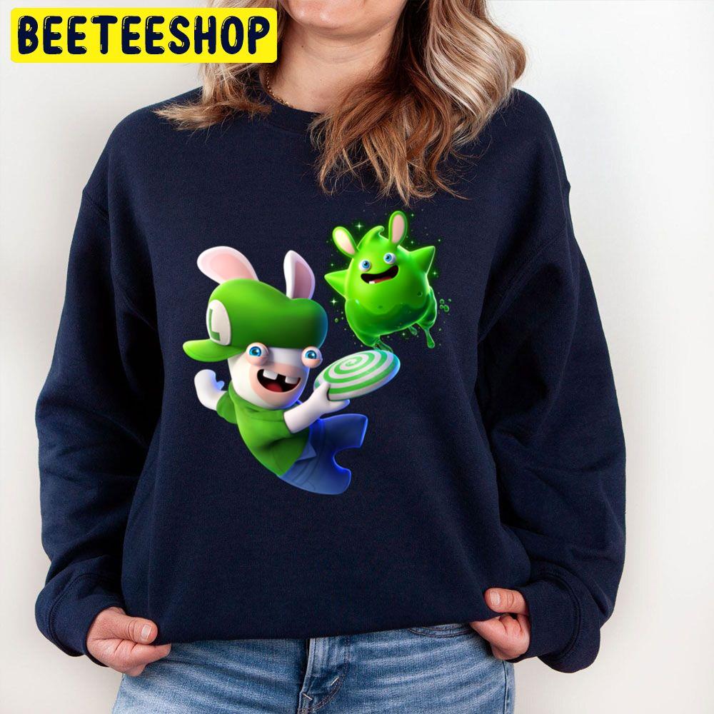Luigi Mario + Rabbids Sparks Of Hope Game Trending Unisex Sweatshirt Luigi Mario + Rabbids Sparks Of Hope Game Trending Unisex Sweatshirt