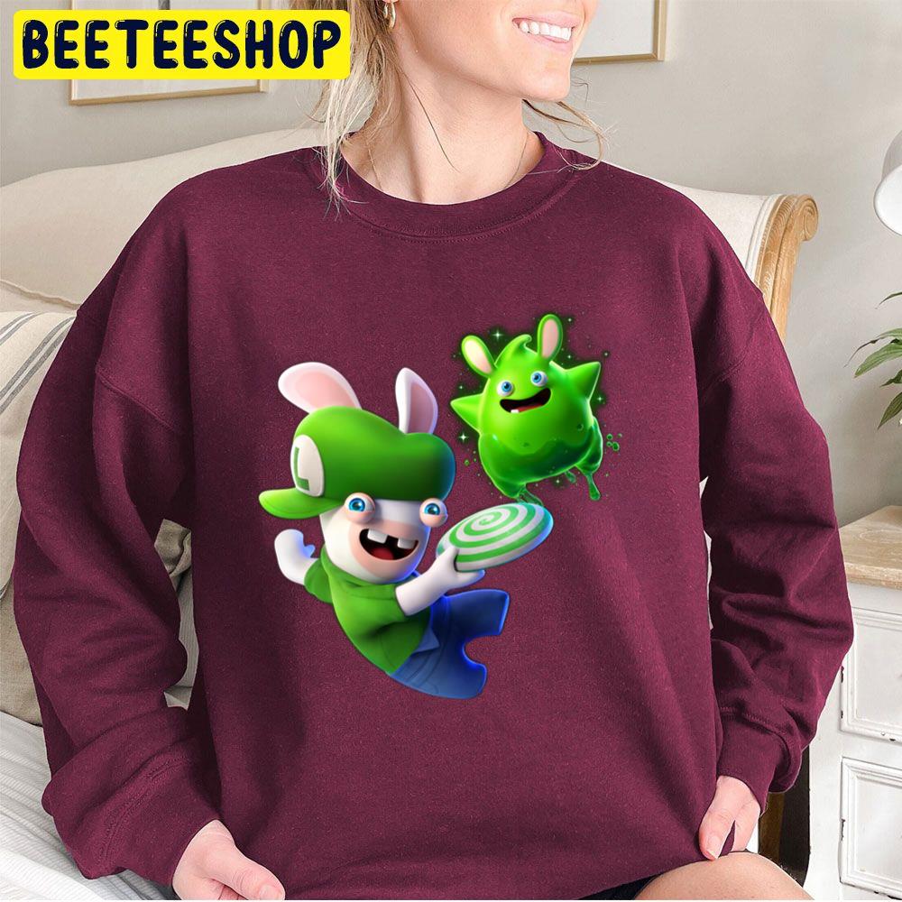Luigi Mario + Rabbids Sparks Of Hope Game Trending Unisex Sweatshirt Luigi Mario + Rabbids Sparks Of Hope Game Trending Unisex Sweatshirt