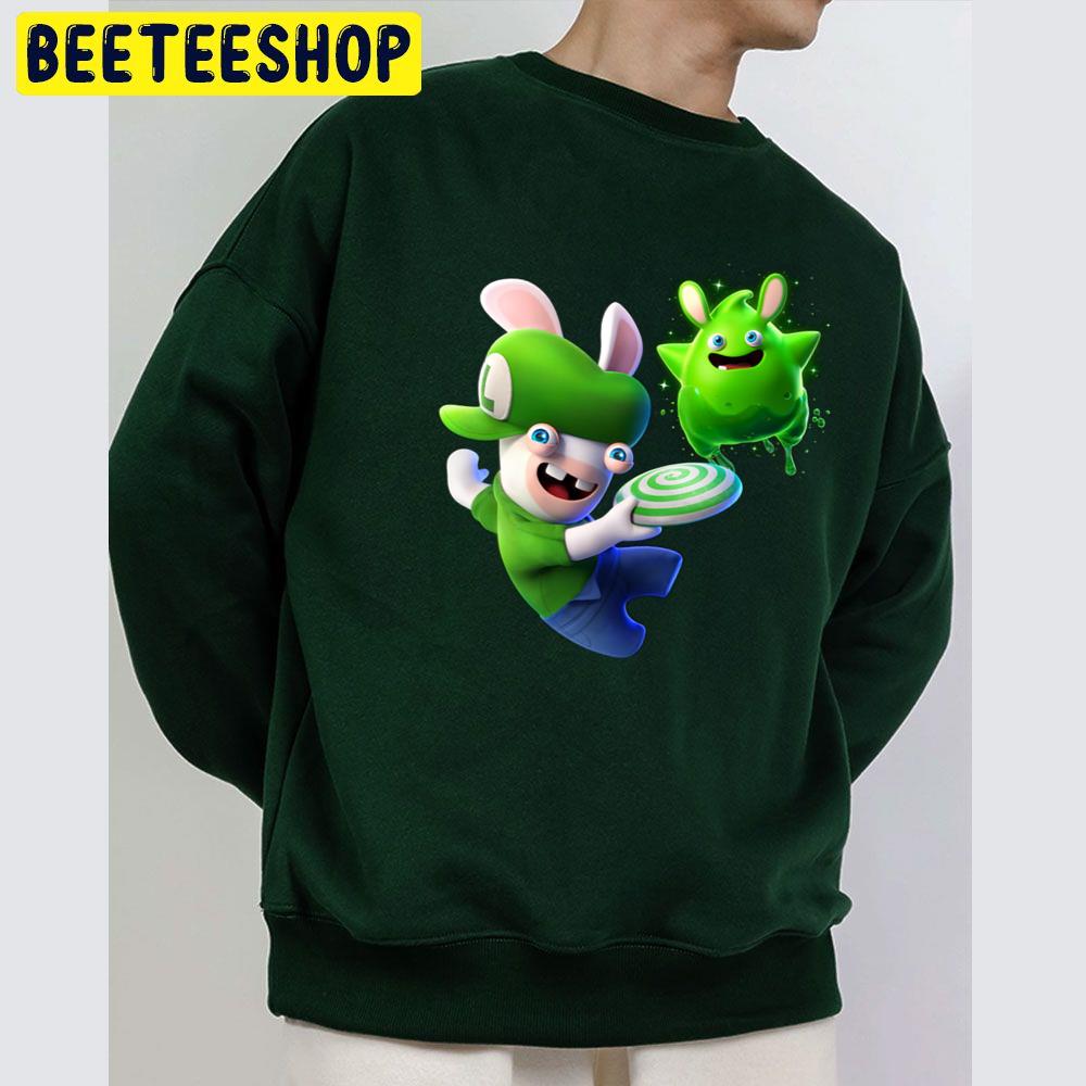 Luigi Mario + Rabbids Sparks Of Hope Game Trending Unisex Sweatshirt Luigi Mario + Rabbids Sparks Of Hope Game Trending Unisex Sweatshirt