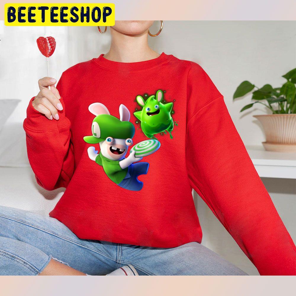 Luigi Mario + Rabbids Sparks Of Hope Game Trending Unisex Sweatshirt Luigi Mario + Rabbids Sparks Of Hope Game Trending Unisex Sweatshirt