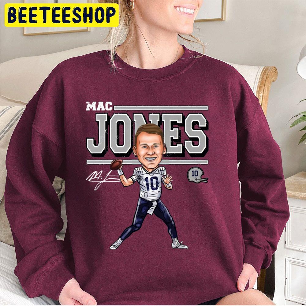 Mac Jones Cartoon Signature Football Player Trending Unisex Sweatshirt Mac Jones Cartoon Signature Football Player Trending Unisex Sweatshirt