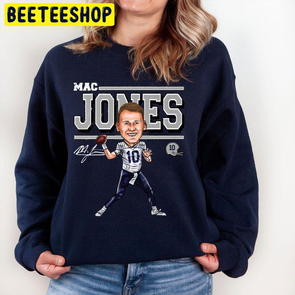 Mac Jones Cartoon Signature Football Player Trending Unisex Sweatshirt Mac Jones Cartoon Signature Football Player Trending Unisex Sweatshirt