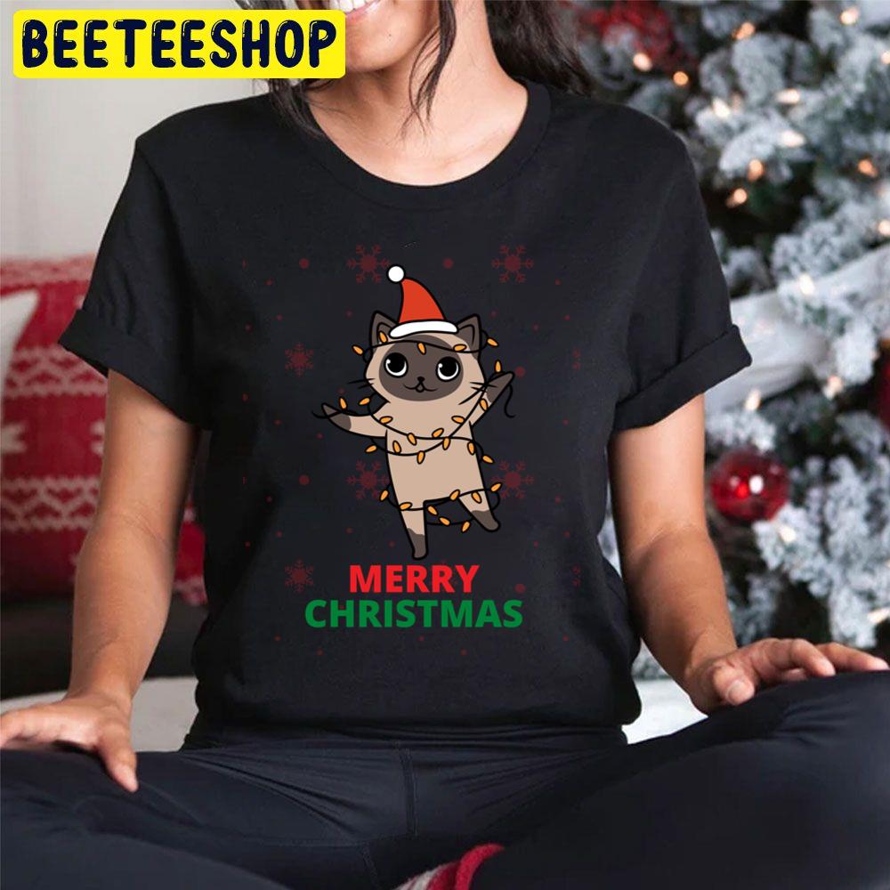 Merry Christmas Cat Animal Large Clothes Trending Unisex Hoodie Merry Christmas Cat Animal Large Clothes Trending Unisex Hoodie