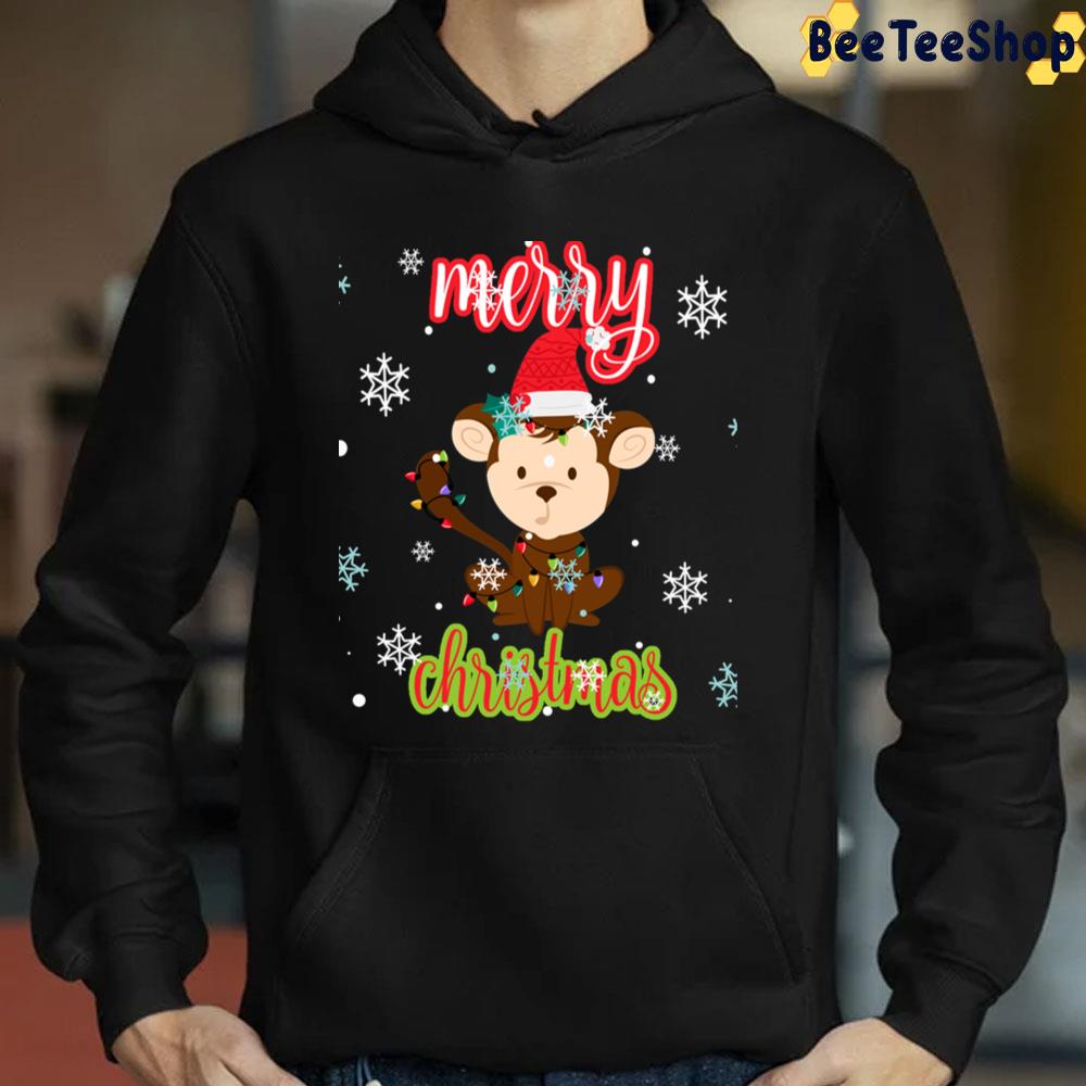 Merry Christmas Monkey Trending Unisex Sweatshirt Merry Christmas Monkey Trending Unisex Sweatshirt