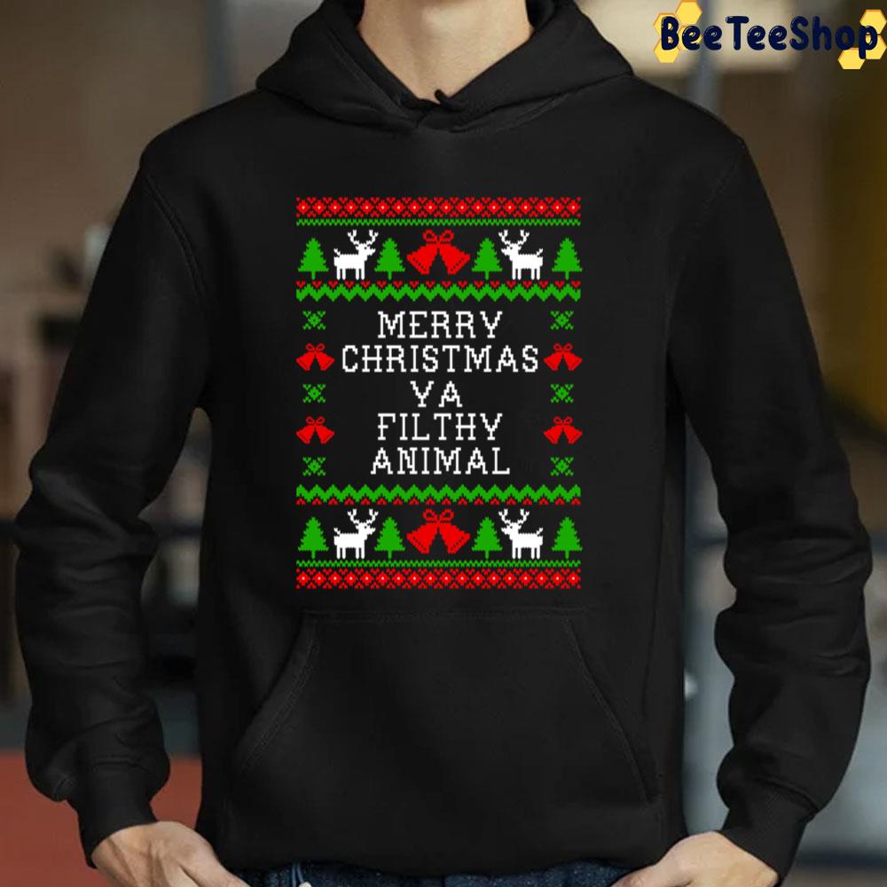 Merry Christmas Ya Filthy Animal Ugly Pattern Trending Unisex Sweatshirt Merry Christmas Ya Filthy Animal Ugly Pattern Trending Unisex Sweatshirt