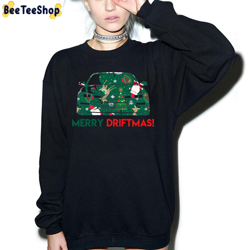 Merry Driftmas Nissan Christmas Trending Unisex Sweatshirt Merry Driftmas Nissan Christmas Trending Unisex Sweatshirt