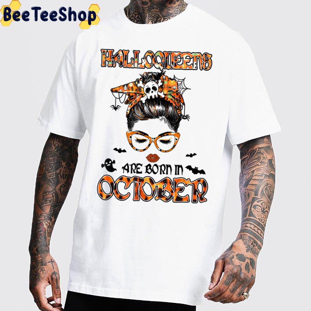 Messy Bun Witch Halloqueen Are Born In October Birthday Trending Unisex Sweatshirt Messy Bun Witch Halloqueen Are Born In October Birthday Trending Unisex Sweatshirt