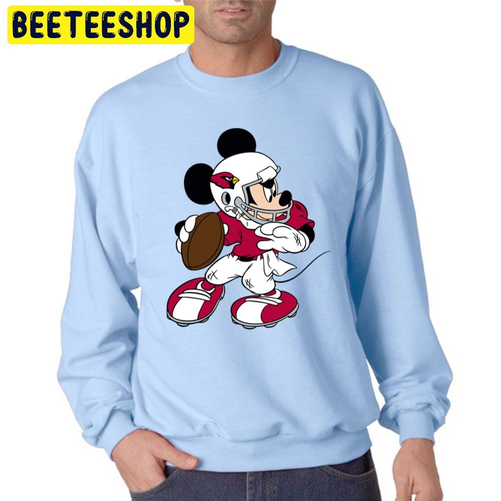 Mickey Arizona Cardinals Football Trending Unisex Sweatshirt Mickey Arizona Cardinals Football Trending Unisex Sweatshirt