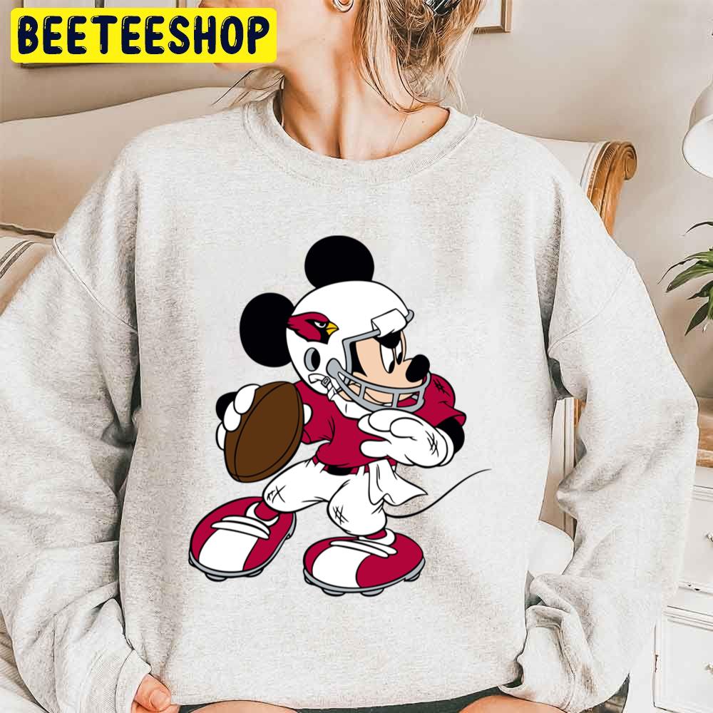 Mickey Arizona Cardinals Football Trending Unisex Sweatshirt Mickey Arizona Cardinals Football Trending Unisex Sweatshirt
