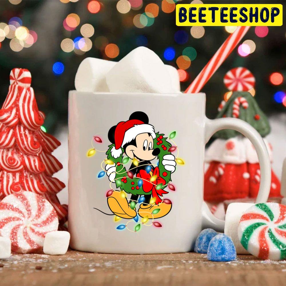 Mickey Christmas Light Trending Unisex Hoodie Mickey Christmas Light Trending Unisex Hoodie