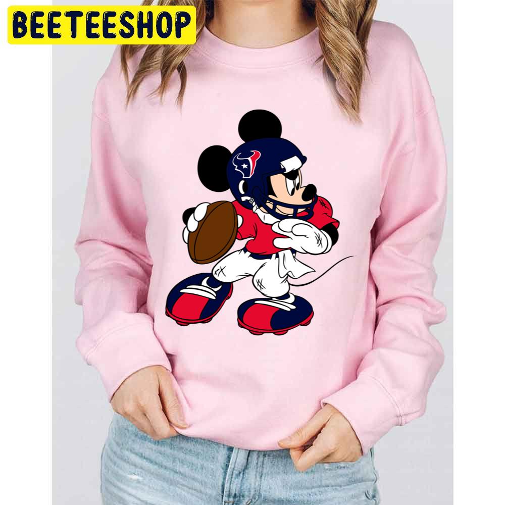 Mickey Houston Texans Football Trending Unisex Sweatshirt Mickey Houston Texans Football Trending Unisex Sweatshirt
