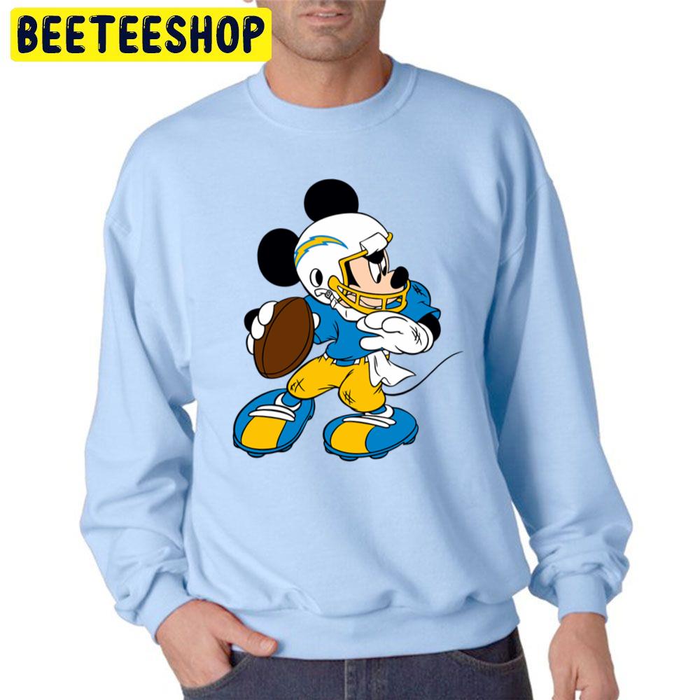 Mickey Los Angeles Chargers Football Sport Trending Unisex Sweatshirt Mickey Los Angeles Chargers Football Sport Trending Unisex Sweatshirt