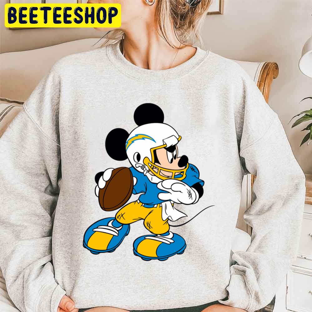 Mickey Los Angeles Chargers Football Sport Trending Unisex Sweatshirt Mickey Los Angeles Chargers Football Sport Trending Unisex Sweatshirt